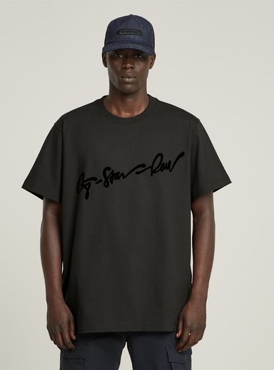 Camiseta Flock G-Script Loose
